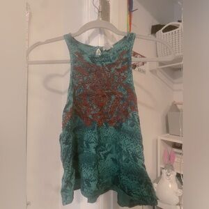 Boho Emroidered Racer back